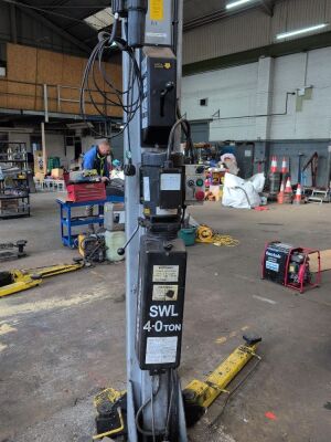 1999 Wheeltronic 9144-m 4ton Two Post Vehicle Lift - 3