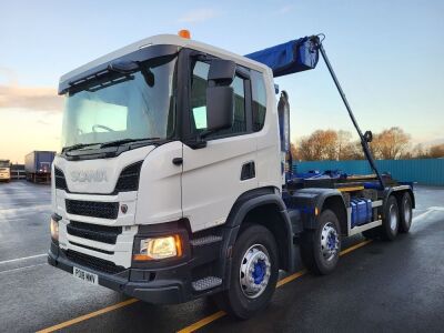 2018 Scania P410 8x4 Hook Loader - 2