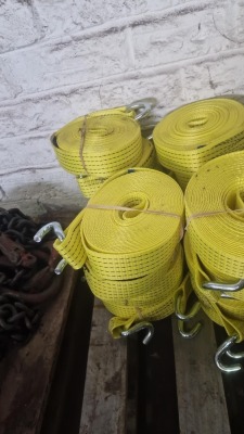 10x Yellow 5ton Straps