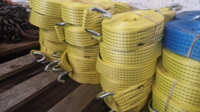 10x Yellow 5ton Straps