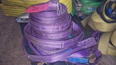 6x 1ton Lifting Straps