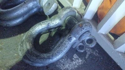 2x 25ton Bow Shackle