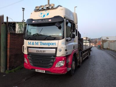 2017 DAF CF 440 8x2 Rear Lift Crane Flat Rigid