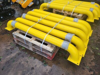 5x Steel Tubed Barrier Tops