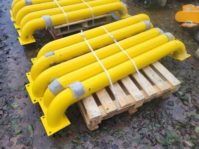 5x Steel Tubed Barrier Tops