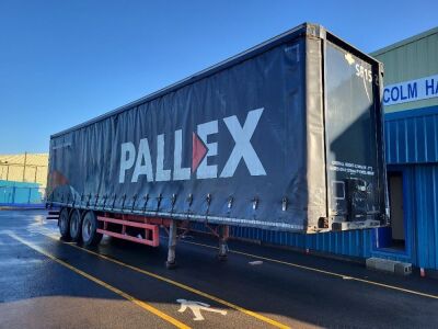 2003 M&G Triaxle Curtainside Trailer - 4