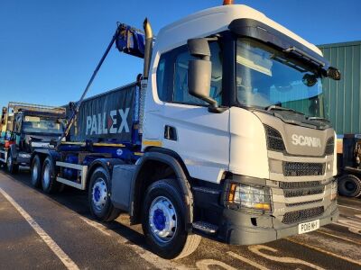 2018 Scania P410 8x4 Hook Loader - 2