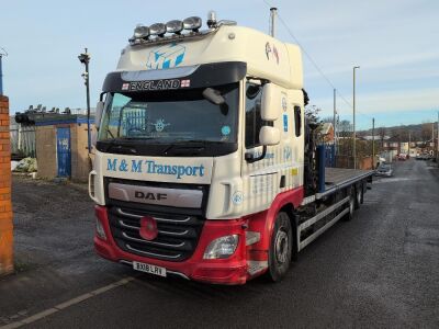 2018 DAF CF410 6x2 Rear Lift Crane Rigid Flat