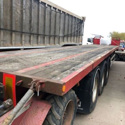 2005 Dennison Triaxle Flat Trailer - 13