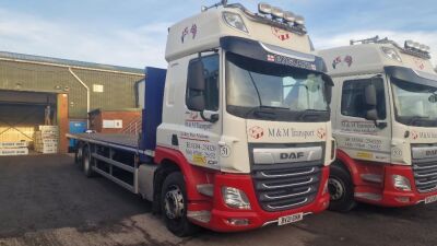 2021 DAF CF410 6x2 Rear Axle Lift Flat Rigid