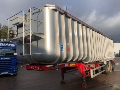 2013 Fruehauf 70yrd³ Alloy Body Tipping Trailer