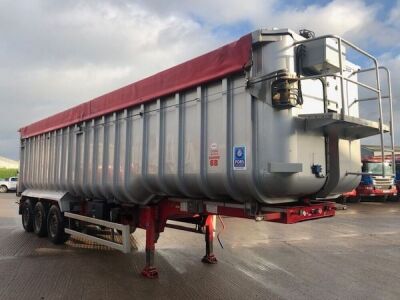 2013 Fruehauf 70yrd³ Alloy Body Tipping Trailer - 2