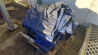 Quantity of Tarpaulin Tie Down Sheets