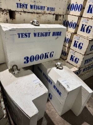 3000kgs Concrete Test Weight Block