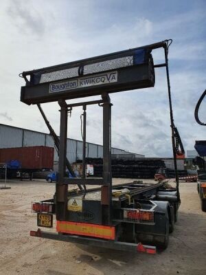 2005 Boughton Triaxle Drawbar Big Hook Bin Trailer - 10