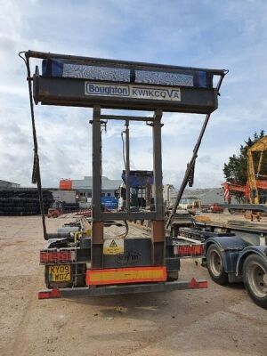 2005 Boughton Triaxle Drawbar Big Hook Bin Trailer - 11