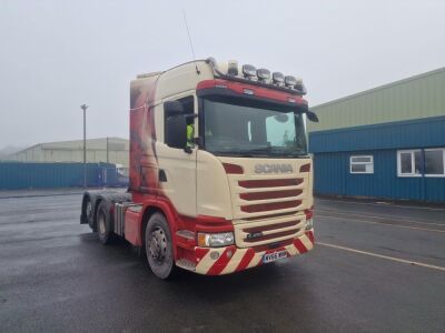 2016 Scania G450 6x2 Rear Lift Axle Tractor Unit