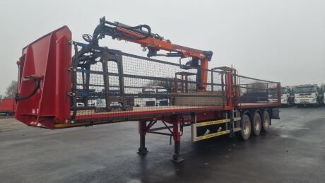 2017 Dennison Triaxle Brick Crane Trailer