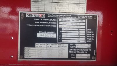 2017 Dennison Triaxle Brick Crane Trailer - 8