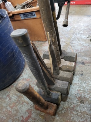 Quantity of Various Sized Hammers