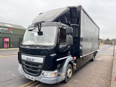 2015 DAF LF180 4x2 Tilt and Slide Curtainside Rigid