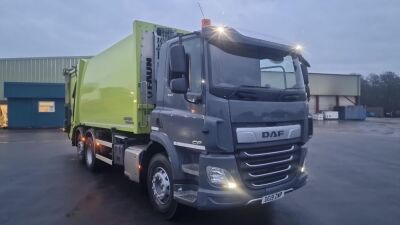 2019 DAF CF 300, 6x2 Rear Lift, Refuse Vehicle