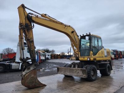 2012 Komatsu PW160 Wheeled Excavator