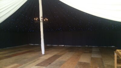 Star Light Lining to fit One End of 40ft Traditional Pole Marquee 