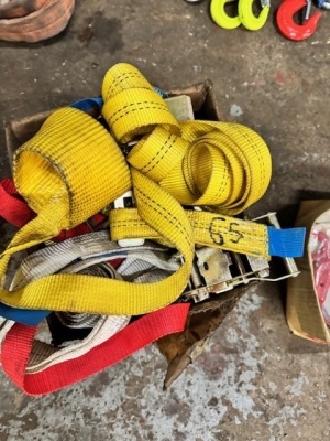 Box of Various Straps