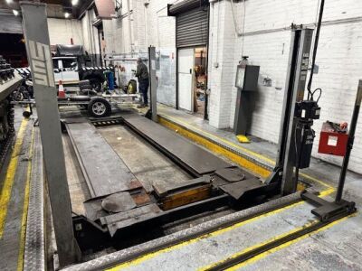 3.5T Sun 4 Post Ramp, Brake Tester & Beam Setter