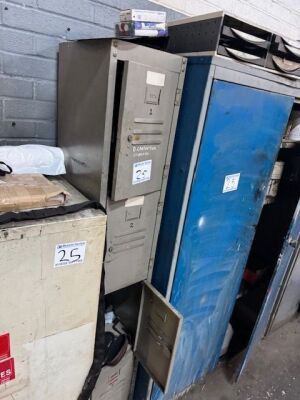 4x Metal Storage Cabinets & Contents - 3