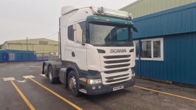 2013 Scania R440 6x2 Rear Lift Tractor Unit, 