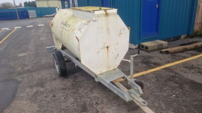 Bunded Single Axle Drawbar 1000ltr Bowser