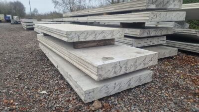 3x Concrete Panels