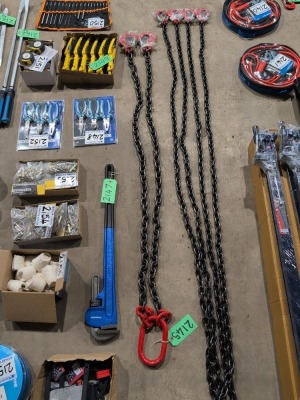 2 Leg 10mm 1.5mtr Lifting Chain 4.5ton Lift