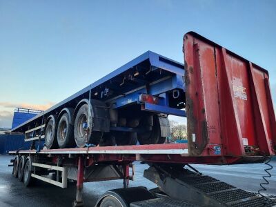 2013 SDC Triaxle PSK Bolster Flat Trailer