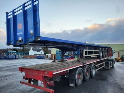 2013 SDC Triaxle PSK Bolster Flat Trailer - 2