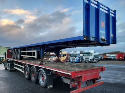 2013 SDC Triaxle PSK Bolster Flat Trailer - 3