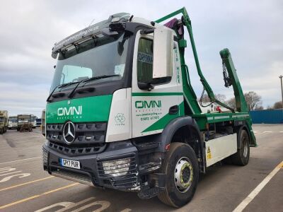 2017 Mercedes Arocs 4x2 Telescopic Skiploader - 2