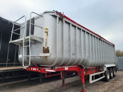 2014 Fruehauf Triaxle Alloy Body Tipping Trailer