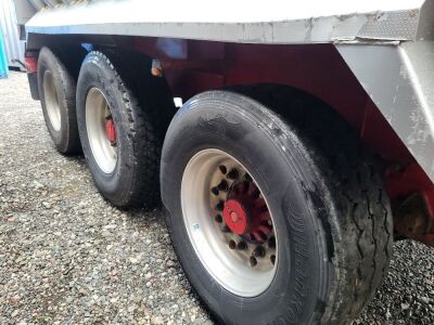 2014 Fruehauf Triaxle Alloy Body Tipping Trailer - 13