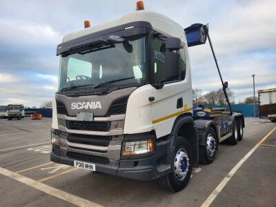 2018 Scania P450 8x4 Hook Loader - 2