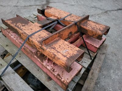 2x Forklift Spreader Jibs