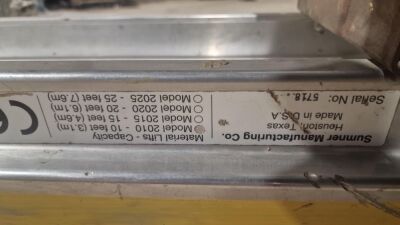Sumner Material Lift - 3