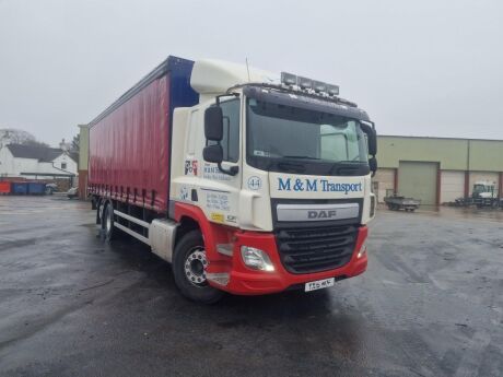 2016 DAF CF330 6x2 Curtainside Rigid