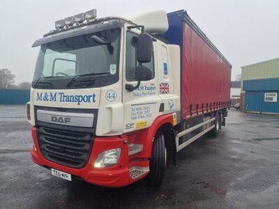 2016 DAF CF330 6x2 Curtainside Rigid - 2