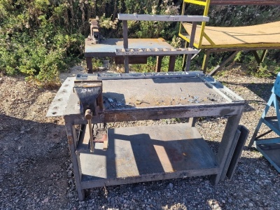 Steel Workbench with Vice