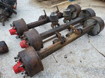 3x BPW Drum Axles