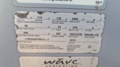 2012 24v Wave WAV50-118 Mobile Elevation Work Platform - 5