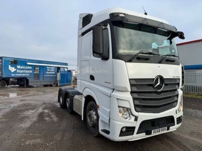 2018 Mercedes Actros 2545 6x2 Midlift Tractor Unit